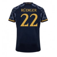 Real Madrid Antonio Rudiger #22 Gostujuci Dres 2023-24 Kratak Rukav